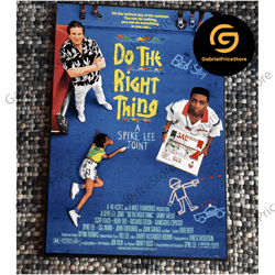 high quality decorative wall art, do the right thing movie canvas, spike lee film canvas, 1989 american comedy-drama fil