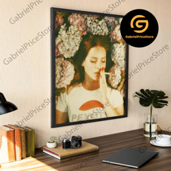high quality decorative wall art, lana del rey canvas, retro vintage lana del rey canvas,lana del rey fan gift,lana del