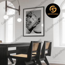 high quality decorative wall art, woman drinking perfume canvas, luxury fashion print, teen girl bedroom decor, vintage