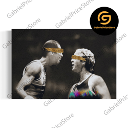 high quality decorative wall art, kareem and bird (heart of the game) - poster print