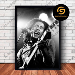 high quality decorative wall art, marley music poster canvas wall art family decor, home decor, frame option-4