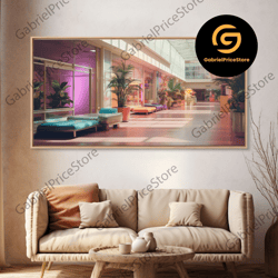 high quality decorative wall art, the man in the trench coat, framed canvas print, time lapse watercolor painting, subdu