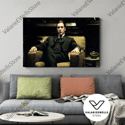 decorative wall art, scarface poster, al pacino movie poster, movies poster print, black and white canvas wall art, home