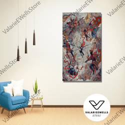 decorative wall art, spider-man wall decor, spiderman poster art print, spider-man canvas wall art, spiderman canvas art