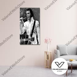 decorative wall art, elvis presley poster art, black and white wall art, vintage art print, photography print, fashion p