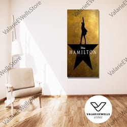 decorative wall art, hamilton musical theatre poster art print, hamilton musical theatre canvas wall art, musical print