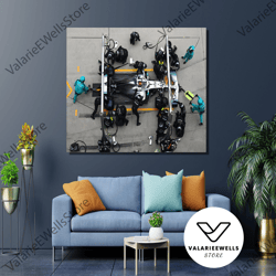 decorative wall art, lewis hamilton pit stop canvas print art, lewis hamilton poster canvas wall art, formula one f1 gra