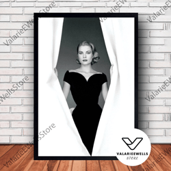 decorative wall art, decorate the living room, bedroom and workplace, grace kelly poster canvas wall art family decor, h