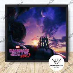 decorative wall art, decorate the living room, bedroom and workplace, guardians of the galaxy movie poster canvas wall a