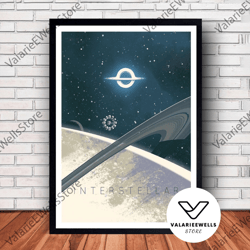 decorative wall art, decorate the living room, bedroom and workplace, interstellar movie poster canvas wall art family d