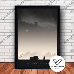 decorative wall art, decorate the living room, bedroom and workplace, interstellar movie poster canvas wall art family d
