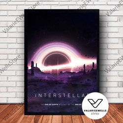 decorative wall art, decorate the living room, bedroom and workplace, interstellar movie poster canvas wall art family d