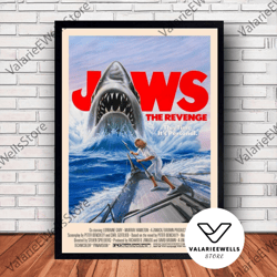 decorative wall art, decorate the living room, bedroom and workplace, jaws movie poster canvas wall art family decor, ho