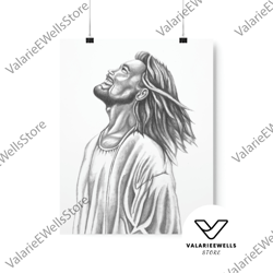decorative wall art, decorate the living room, bedroom and workplace, jesus - fine art print, jesus wall art, faith chri