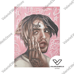 decorative wall art, decorate the living room, bedroom and workplace, lil peep - canvas print, oil painting