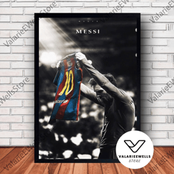 decorative wall art, decorate the living room, bedroom and workplace, lionel messi poster canvas wall art family decor,