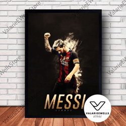 decorative wall art, decorate the living room, bedroom and workplace, lionel messi poster canvas wall art family decor,