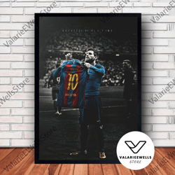 decorative wall art, decorate the living room, bedroom and workplace, lionel messi poster canvas wall art family decor,