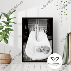 decorative wall art, decorate the living room, bedroom and workplace, marilyn monroe bathtub famous movie actress print