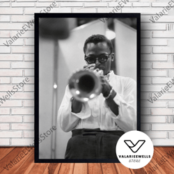 decorative wall art, decorate the living room, bedroom and workplace, miles davis music poster canvas wall art family de