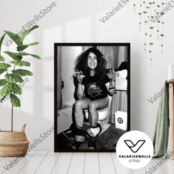 decorative wall art, decorate the living room, bedroom and workplace, ozzy osbourne bathroom toilet poster black sabbath