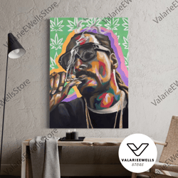 decorative wall art, decorate the living room, bedroom and workplace, snoop dogg - fine art print, snoop dogg dr dree do