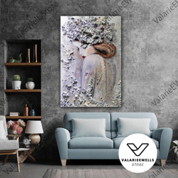 marble effect red lipstick woman 3d eyes closed roll up canvas, stretched canvas art, framed wall art painting