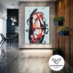 metal wall art, modern wall decor, wire canvas art, roll up canvas, stretched canvas art, framed wall art painting