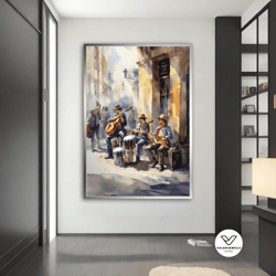 musician canvas decorative wall art, musical instrument paintings on canvas, singer art print, room decor, home gift,mus