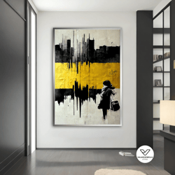 woman graffiti decorative wall art, modern street art, original graffiti art, abstract graffiti art, modern graffiti can