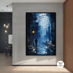 street,city,landscape painted canvas,nature art,decorative wall art for home and office, modern,natural, vivid decor ide