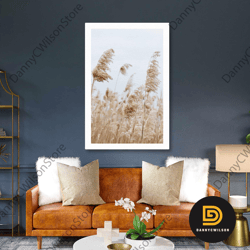 aesthetic wall art, beige wall decor, boho wall art decor, roll up canvas, stretched canvas art, framed wall art paintin