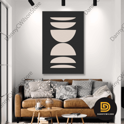 beige wall art, boho canvas art, scandinavian wall decor, roll up canvas, stretched canvas art, framed wall art painting