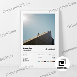 freudian daniel caesar music canvas, music album cover canvas, art wall pictures for modern office decor canvas canvas,