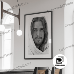 jesus christ canvas, jesus christ print, jesus painting, jesus christ portrait, jesus picture, christian art, christian