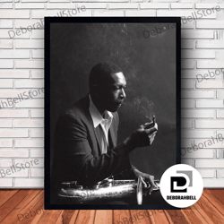 john coltrane music canvas canvas wall art family decor, home decor, frame option, framed canvas ready to hang