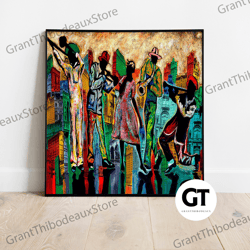 decorative wall art, decorate the living room, bedroom and workplace, abstract music wall art, music room canvas poster,