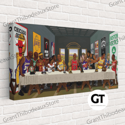 decorative wall art, decorate the living room, bedroom and workplace, basketball legends canvas or poster, sport decor w