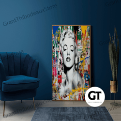 decorative wall art, decorate the living room, bedroom and workplace, marilyn monroe print art, marilyn monroe art, mode