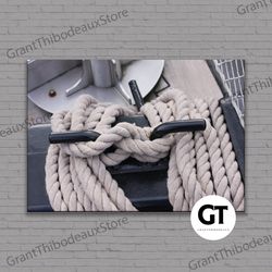 decorative wall art, decorate the living room, bedroom and workplace, nautical knot poster, vintage nautical art print,