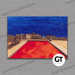 decorative wall art, decorate the living room, bedroom and workplace, red hot chili peppers canvas or poster, large canv