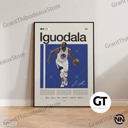 decorative wall art, decorate the living room, bedroom and workplace, andre iguodala canvas, golden state warriors, nba