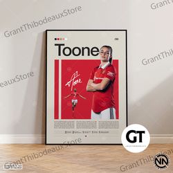 decorative wall art, decorate the living room, bedroom and workplace, ella toone canvas, manchester united canvas, socce