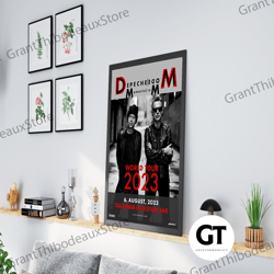 decorative wall art, decorate the living room, bedroom and workplace, depeche mode canvas, memento mori tour canvas, dep