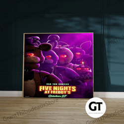 decorative wall art, decorate the living room, bedroom and workplace, five nights at freddy's canvas, movie canvas, medi
