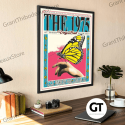 decorative wall art, decorate the living room, bedroom and workplace, the 1975 canvas, music band canvas, 2023 music tou