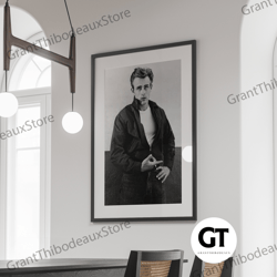 decorative wall art, decorate the living room, bedroom and workplace, james dean canvas, vintage movie star print, rebel