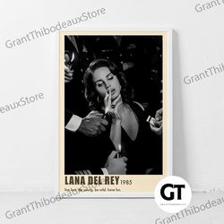 decorative wall art, decorate the living room, bedroom and workplace, lana del rey canvas, family decorative painting wa