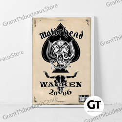 decorative wall art, decorate the living room, bedroom and workplace, motorhead music gig concert canvas classic retro r