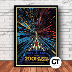 decorative wall art, decorate the living room, bedroom and workplace, 2001 a space odyssey movie canvas canvas wall art